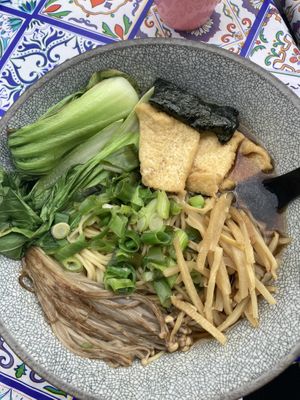 Vegetable ramen   at Tampopo in Manchester