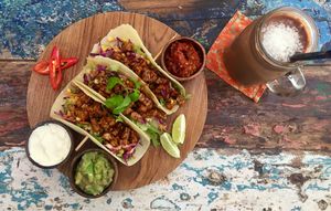 Tacos and a Choc Smoothie! at The Spicy Coconut in Seminyak