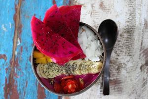 Smoothie bowl at The Spicy Coconut in Seminyak