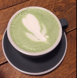 soy matcha latte at Home Coffee - Southsea in Portsmouth