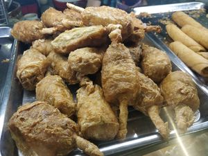 Fried drum stick at Zhen Ji Vegetarian 珍记斋 in Central Singapore