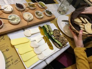 vegan tigella spread at La Tigella Verona in Verona
