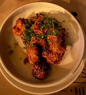 Cauliflower starter  at Oburus Momus in Kas