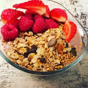 acai bowl at Badaboom in Nice