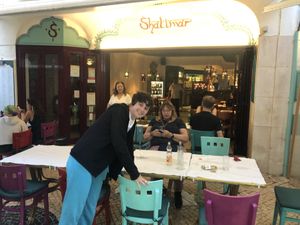 Lovely outside area   at Shalimar in Lagos