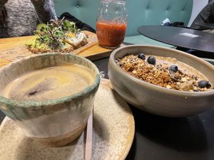 Vanila Porridge #Veganuary at Green&Berry in Barcelona