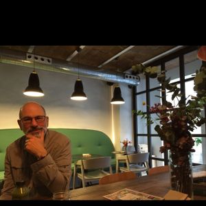 Ron  at Green&Berry in Barcelona