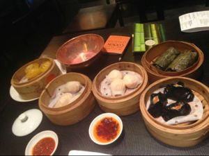 dumplings  at Ping Pong Dim Sum in South East London