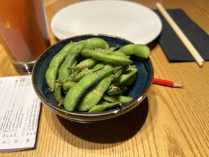 Edamame  at Ping Pong Dim Sum in South East London