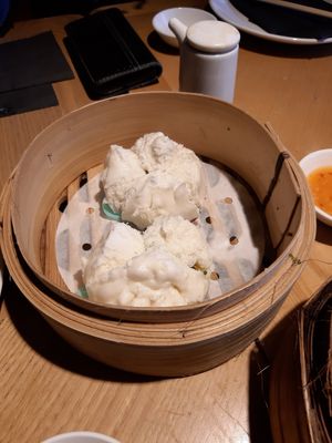 Buns filled with veggies at Ping Pong Dim Sum in South East London