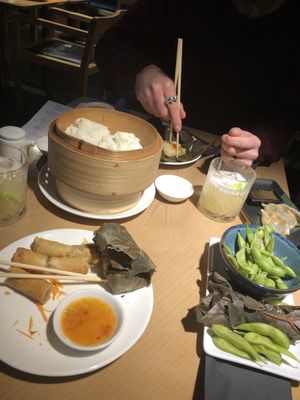 Half eaten!  at Ping Pong Dim Sum in South East London