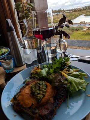 Lasagna at Aalto Bistro in Reykjavik