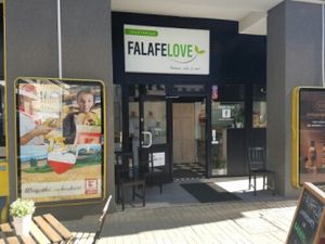 outside at Falafelove - Srodmiescie in Warsaw