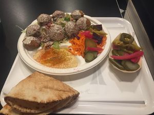 Falafelove plate at Falafelove - Srodmiescie in Warsaw