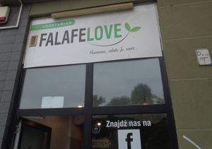 outside at Falafelove - Srodmiescie in Warsaw