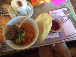 breakfast ";grande vegande"; at Die Röhre in Unterach Am Attersee