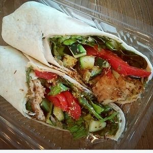 Tofu wrap at Ziva To Go - Market in Mallorca