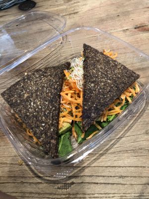 Raw sandwich at Ziva To Go - Market in Mallorca