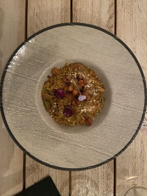 Orzoto with truffle oil at Yard of Taste in Zakynthos