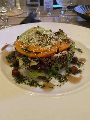 Quinoa salad: nice presentation  at Yard of Taste in Zakynthos