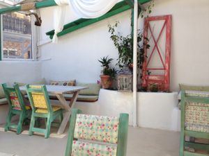 'Garden' seating at Yard of Taste in Zakynthos