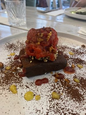 Raw Chocolate Cake   at Yard of Taste in Zakynthos