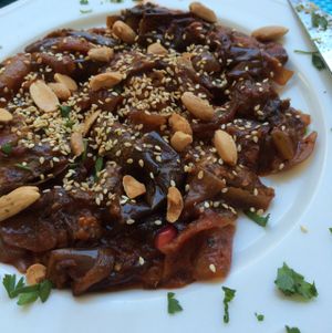 aubergine like I've never tasted before  at Yard of Taste in Zakynthos