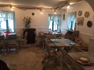 interior space  at Yard of Taste in Zakynthos