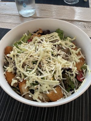 Vegan chicken salad  at Yard of Taste in Zakynthos