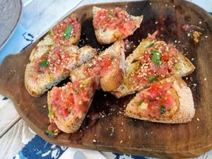 Brousquettes at Yard of Taste in Zakynthos