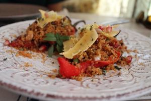 stuffed peppers at Yard of Taste in Zakynthos