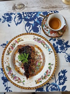 Veganes Dessert at Yard of Taste in Zakynthos