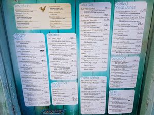 Speisekarte Oktober 2017 at Yard of Taste in Zakynthos