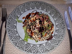 Feta and sesam at Yard of Taste in Zakynthos