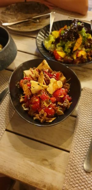 Watermelon salad at Yard of Taste in Zakynthos