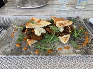 Mushrooms Spicy Drunken at Yard of Taste in Zakynthos