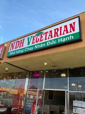 I was assured by customers and owner it’s vegan. at NDH Vegetarian - Nhan Duc Hanh in Westminster