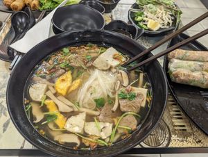 Amazing! Pho at NDH Vegetarian - Nhan Duc Hanh in Westminster