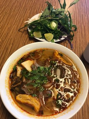 ... and they don't skimp on the fixins'!!! at NDH Vegetarian - Nhan Duc Hanh in Westminster