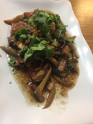 BBQ king shrooms at NDH Vegetarian - Nhan Duc Hanh in Westminster