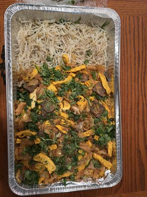 74. Meat noodles  #Veganuary at NDH Vegetarian - Nhan Duc Hanh in Westminster