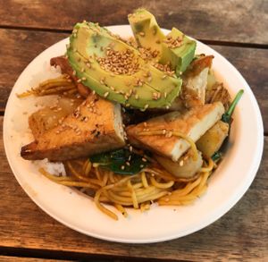 Aloha Bowl (vegan) at Namu Food Truck in Portland