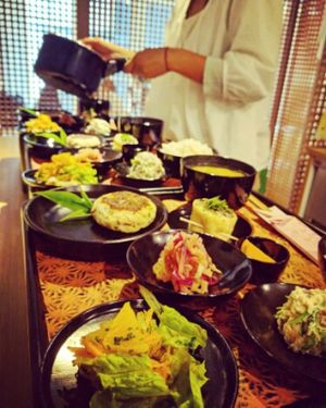 great vegan lunch at Hiroshima  at Shanti Yoga Vegan Cafe in Hiroshima