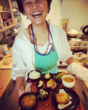 cool environment with cool vegan lunch  at Shanti Yoga Vegan Cafe in Hiroshima