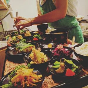 Vegan lunch 2016.06.18 at Shanti Yoga Vegan Cafe in Hiroshima