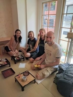 birthday lunch  at Shanti Yoga Vegan Cafe in Hiroshima
