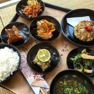 Today's lunch at Shanti Yoga Vegan Cafe in Hiroshima