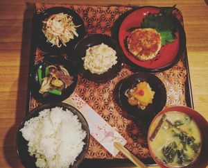 beautiful luch at Shanti Yoga Vegan Cafe in Hiroshima