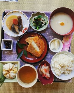 vegan lunch at Shanti Yoga Vegan Cafe in Hiroshima