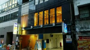 The front of the restaurant. On the first floor is the restaurant, the second floor is used for hot yoga.  at Shanti Yoga Vegan Cafe in Hiroshima